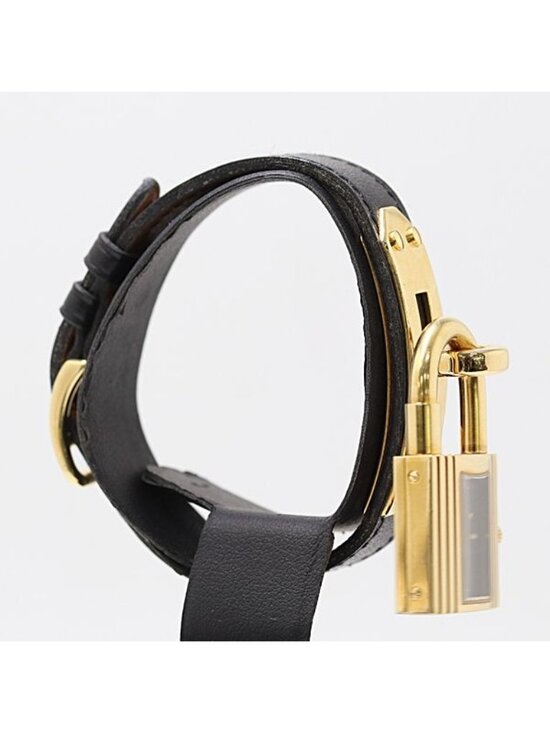 Hermes Kelly Quartz Black Dial Watch Mtm